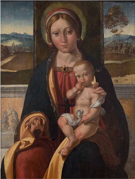 Vierge à l'Enfant. - Benvenuto Tisi