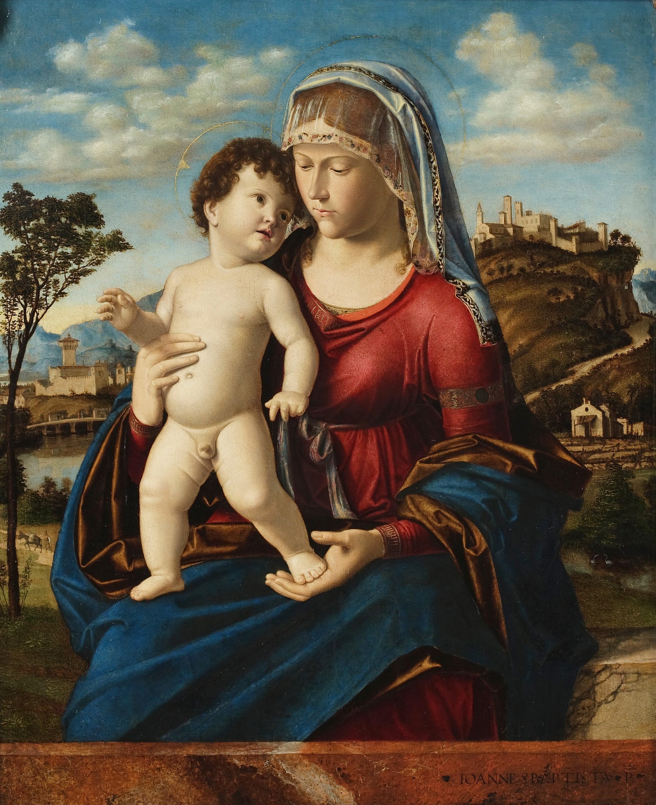 Vierge à l’Enfant dans un paysage - Cima da Conegliano - Alpha Reproduction