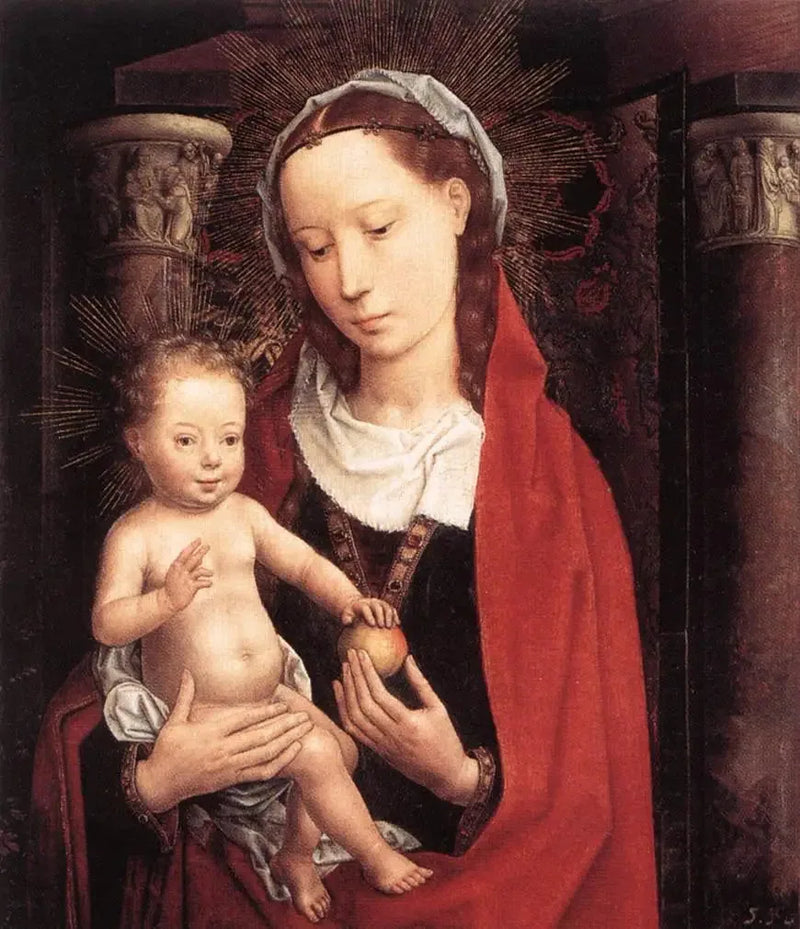 Vierge à l'Enfant debout - Hans Memling
แม่พระกับพระเยซูในท่าทรงยืน - ฮันส์ เมมลิงค์