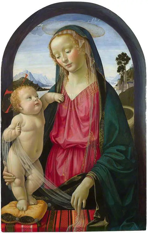 พระแม่มารีย์กับพระเยซู - Domenico Ghirlandaio