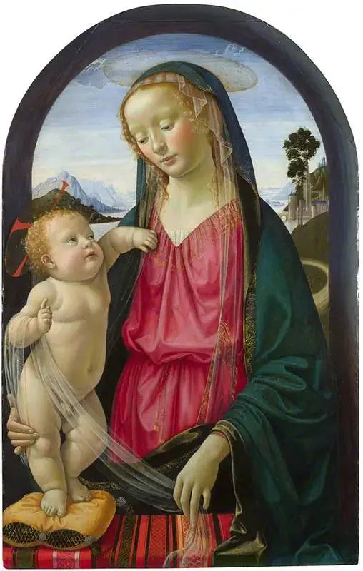พระแม่มารีย์กับพระเยซู - Domenico Ghirlandaio