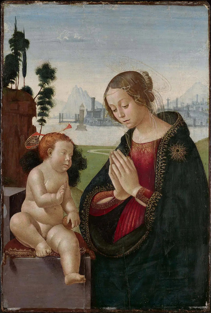 Vierge à l'Enfant - Domenico Ghirlandaio
แม่พระกับพระเยซู - Domenico Ghirlandaio