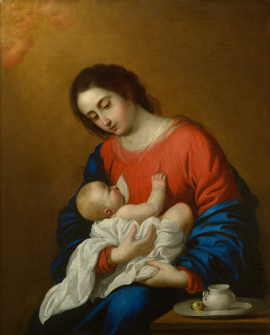 Vierge à l'Enfant - Francisco de Zurbarán
แม่พระกับพระเยซู - ฟรานซิสโก เด ซูร์บาราน