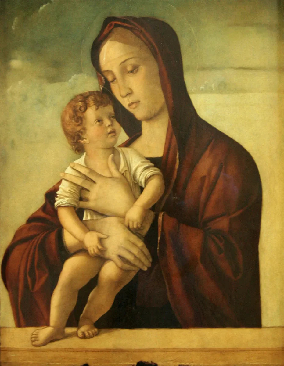 Vierge à l'enfant - Giovanni Bellini image 1 reproduction réalisée par Alpha Reproduction