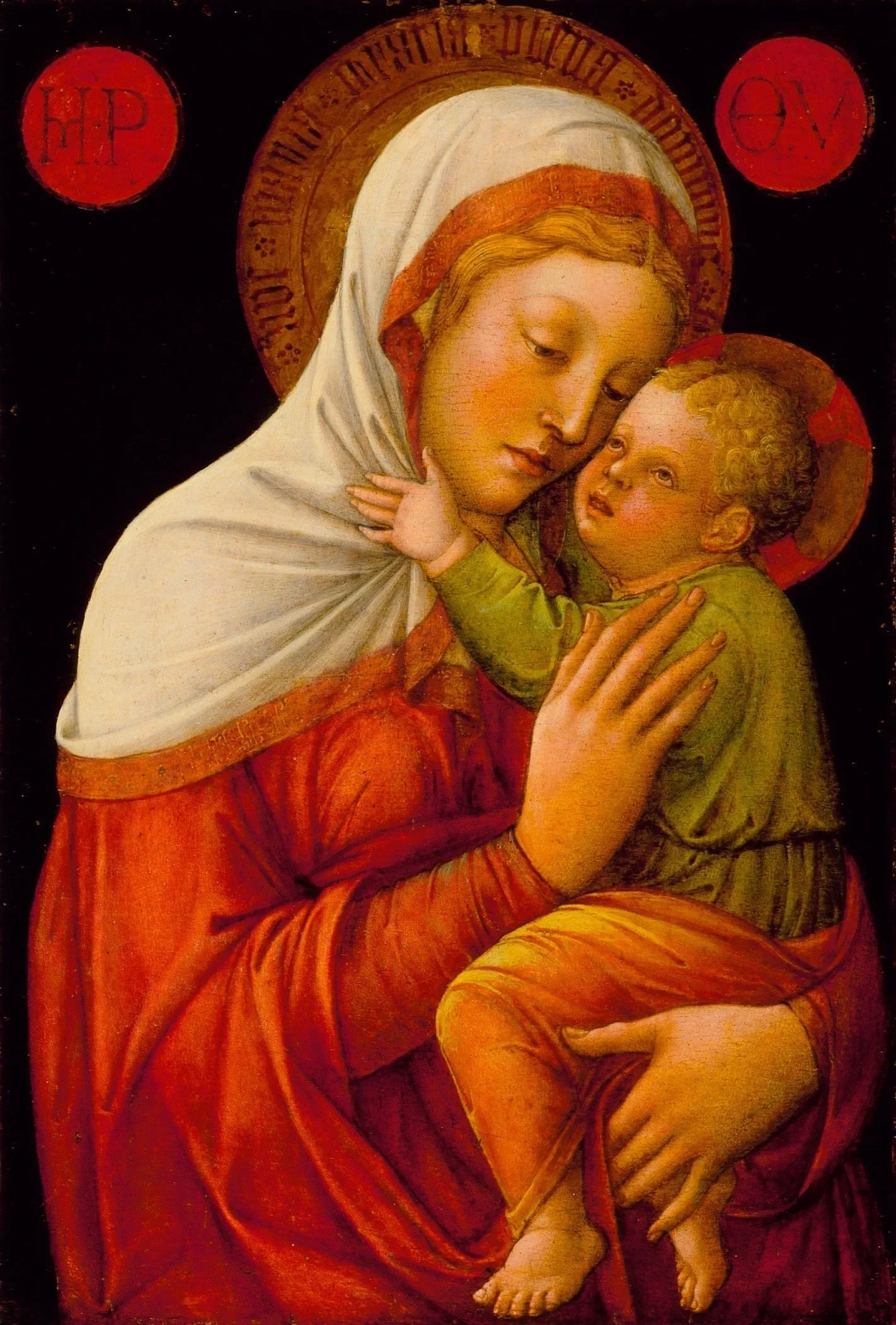 Vierge à l'Enfant - Iacopo Bellini image 1 reproduction artisanale de tableau