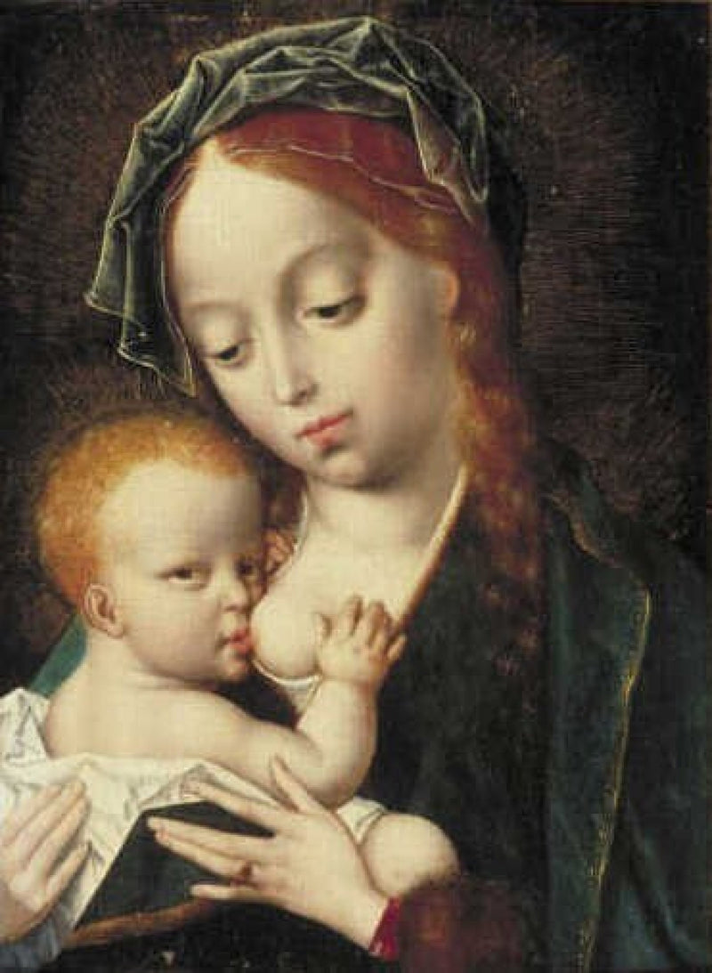 พระแม่กับพระเยซู - Joos van Cleve