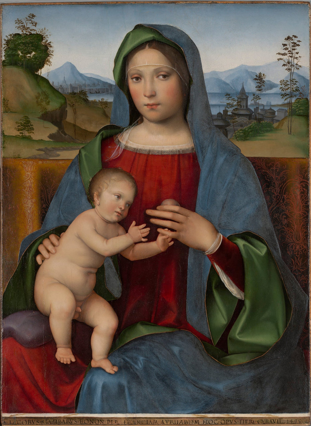 Vierge à l’Enfant: La Madone Gambaro - Francesco Francia - Alpha Reproduction