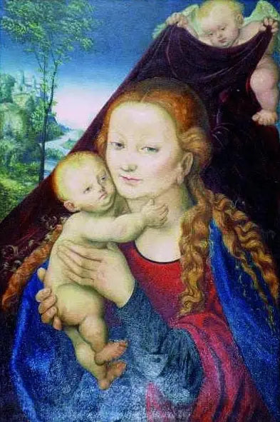 Vierge à l’Enfant. - Lucas Cranach the Elder - Alpha Reproduction