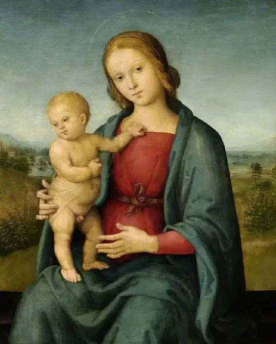 Vierge à l'Enfant - Pietro Perugino
แม่พระกับพระเยซู - Pietro Perugino