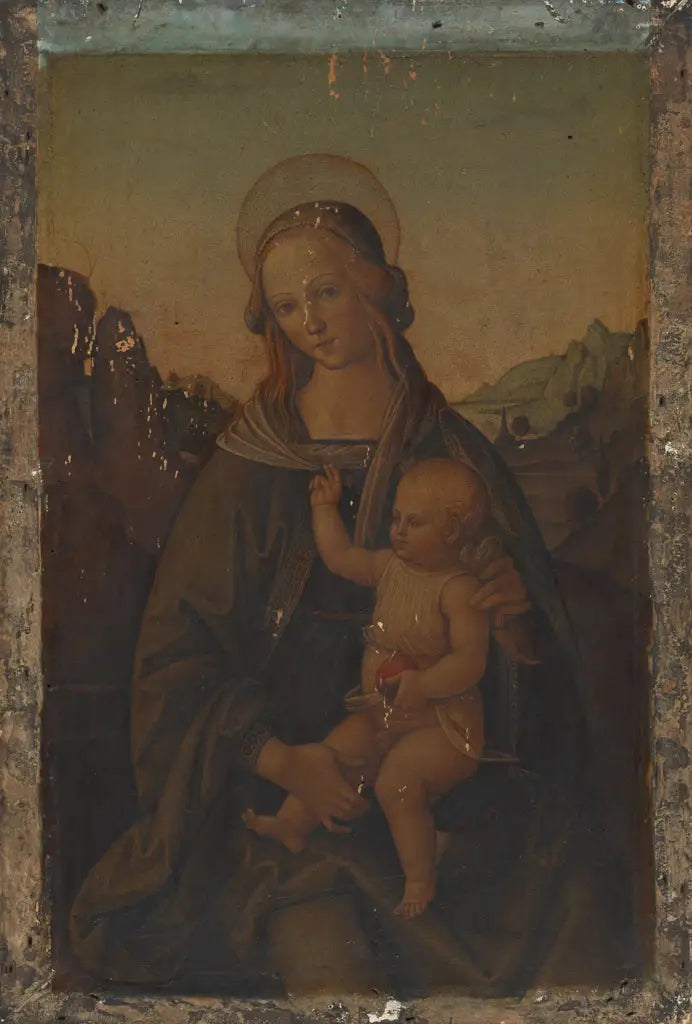 Vierge à l'Enfant - Pietro Perugino
แม่พระกับพระเยซู - Pietro Perugino