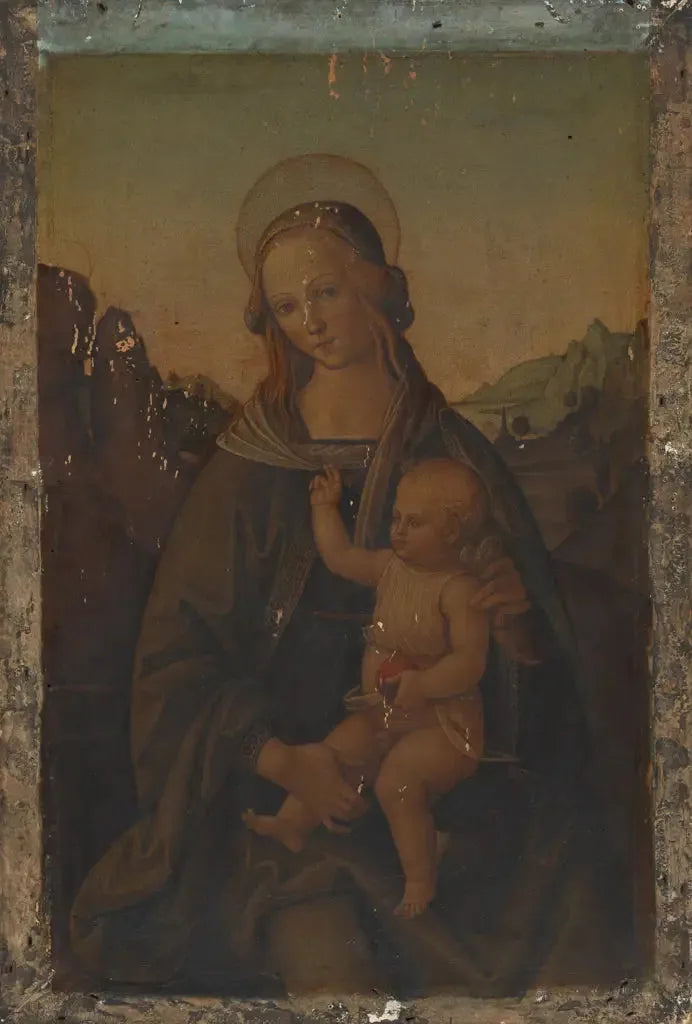 Vierge à l'Enfant - Pietro Perugino
แม่พระกับพระเยซู - Pietro Perugino