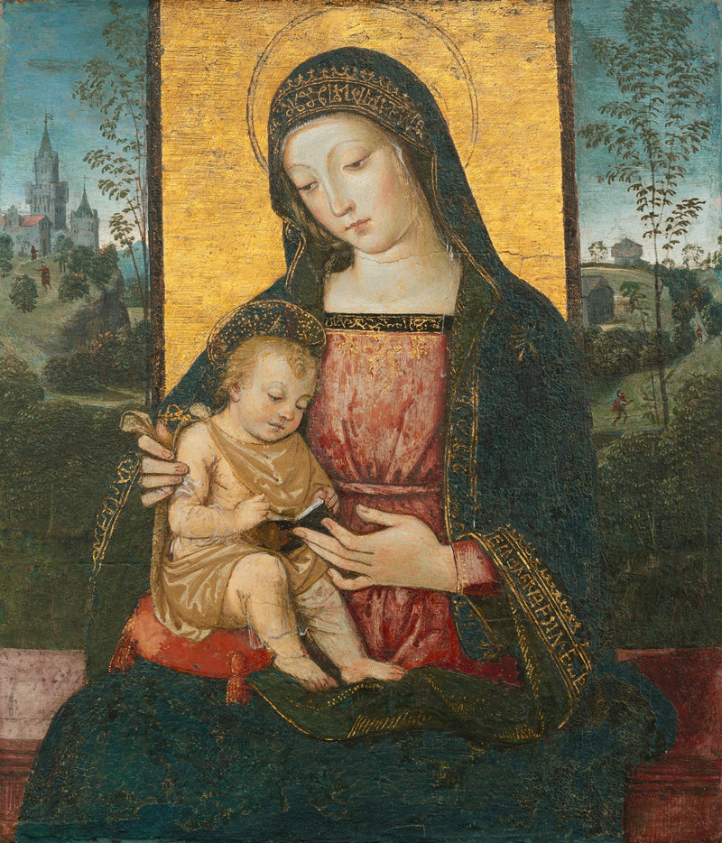 พระแม่มารีย์กับพระเยซู - Pinturicchio