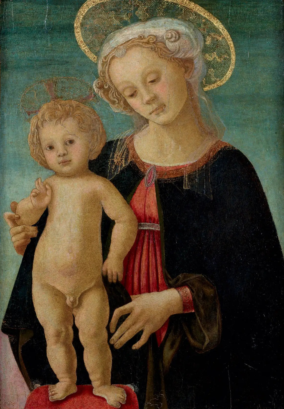 Vierge à l'Enfant - Sandro Botticelli image 1 reproduction d’œuvre d’art à l’huile