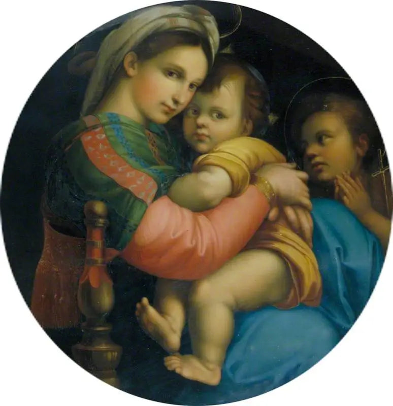 พระแม่มารีย์กับพระเยซู (Madonna della Seggiola) - ราฟาเอล ซันซิโอ