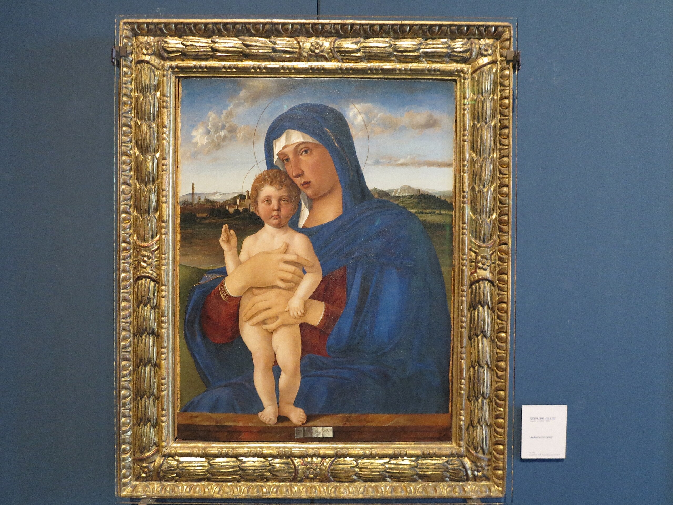 Vierge Contarini - Giovanni Bellini image 2 reproduction d’œuvre d’art à l’huile