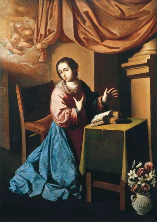 Vierge de l'Annonciation - Francisco de Zurbarán