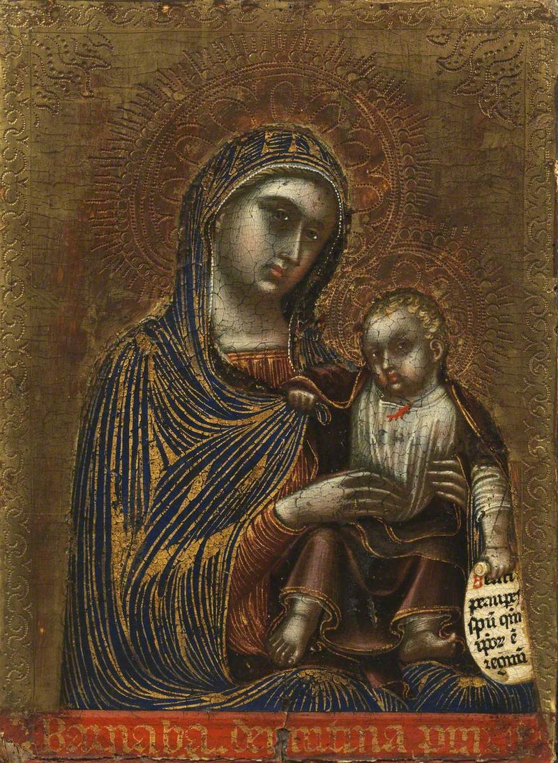 Vierge et Enfant - Barnaba da Modena
แม่พระและพระเยซูเด็ก - บาร์นาบา ดา โมเดนา