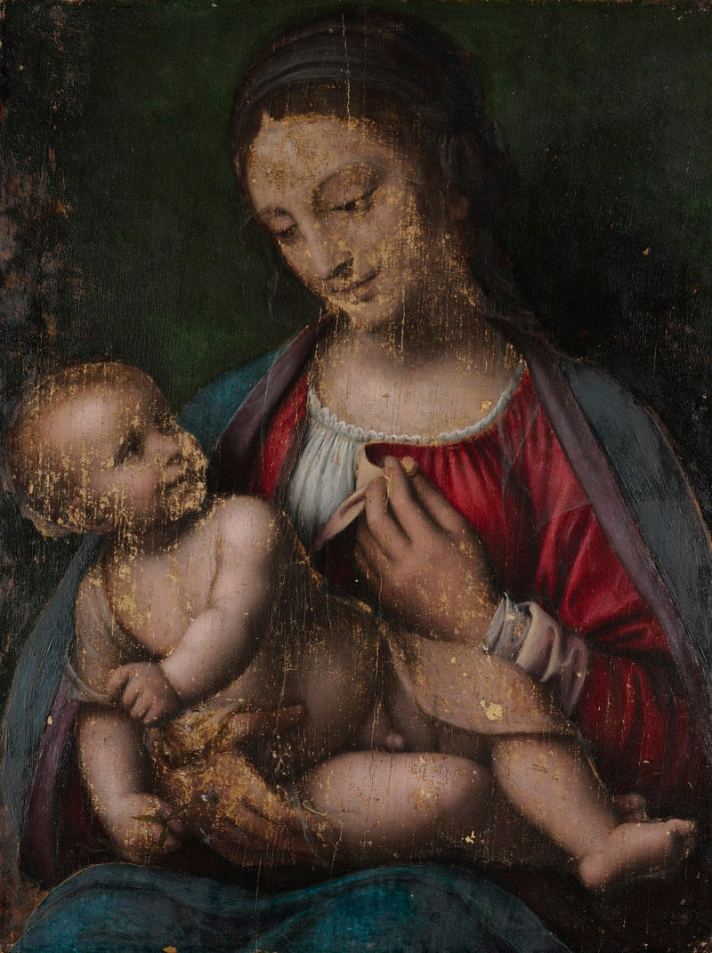 Vierge et Enfant - Bernardino Luini
แม่พระและเด็ก - เบอร์นาเรดิโน ลูอิ니