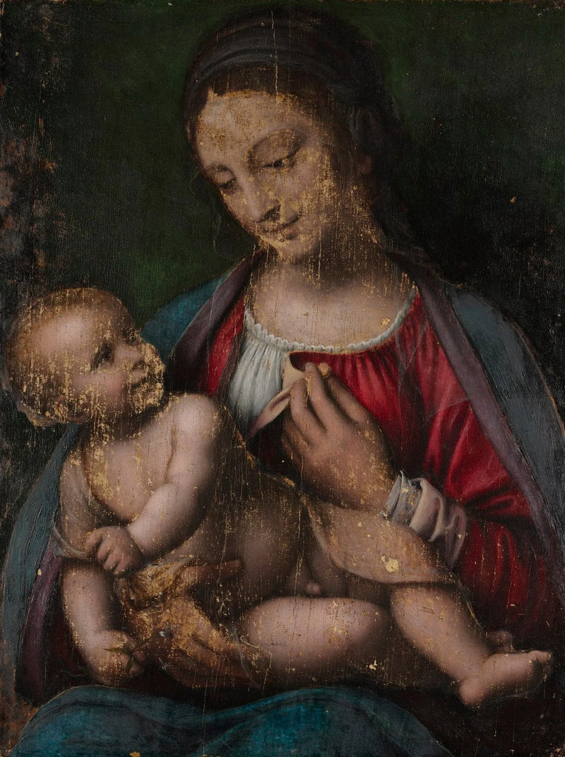 Vierge et Enfant - Bernardino Luini
แม่พระและเด็ก - เบอร์นาเรดิโน ลูอิ니