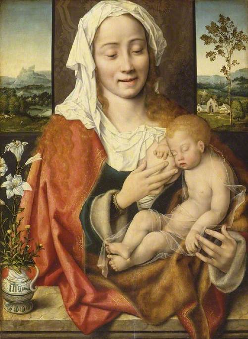 พระแม่และพระกุมาร - Joos van Cleve