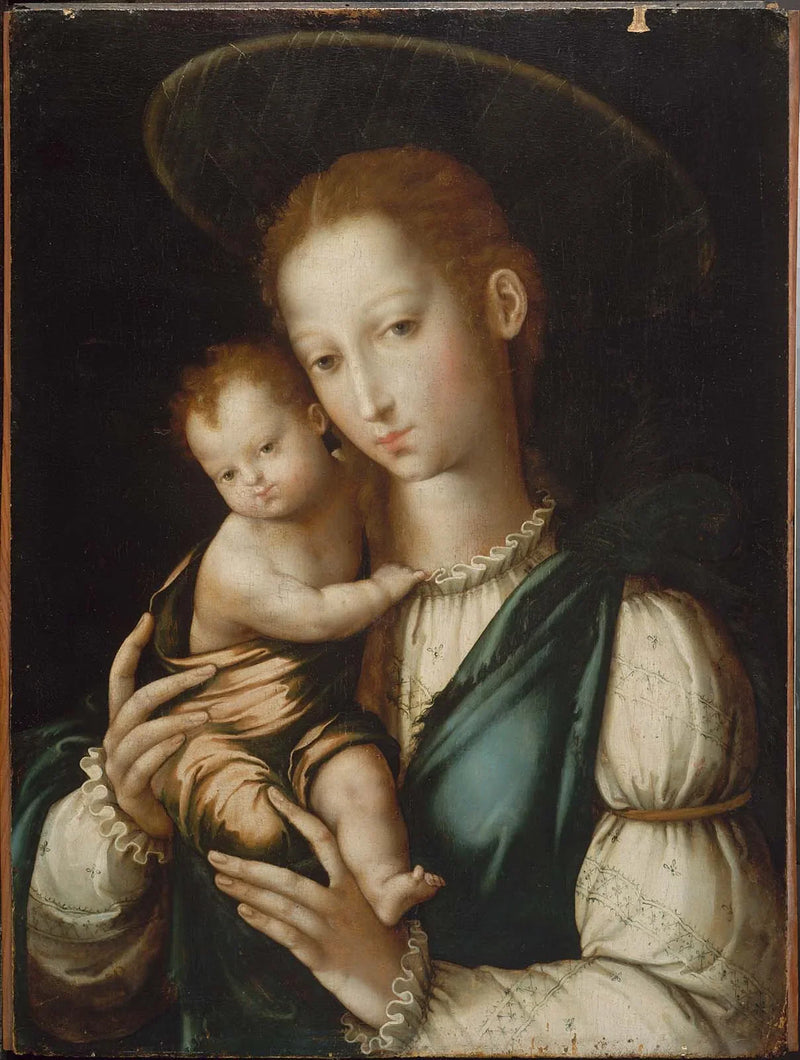 Vierge et Enfant. - Luis de Morales
แม่พระและพระเยซูคริสต์ - ลุยส์ เดอ โมราเลส