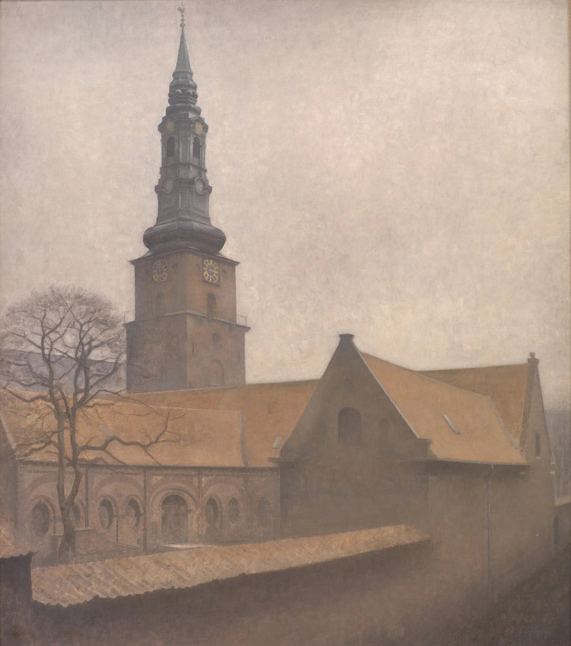 L’Église Saint-Pierre - Vilhelm Hammershøi