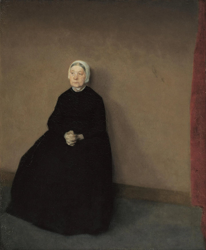 หญิงชรา - Vilhelm Hammershøi