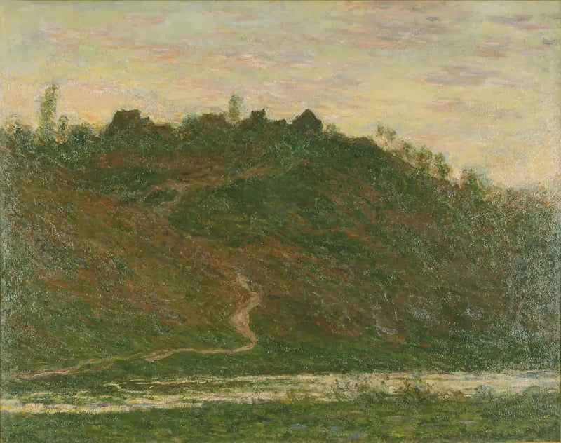 หมู่บ้านลาโรช-บลองด์, ผลกระทบของยามเย็น - Claude Monet