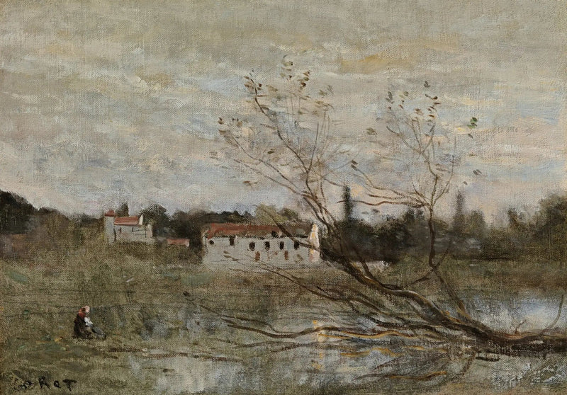 Ville d'Avray, un coin d'étang - Jean-Baptiste Camille Corot
เมืองแวร์เร, มุมหนึ่งของบึง - ฌ็อง-บาติสต์ คามิลล์ โคโรต์