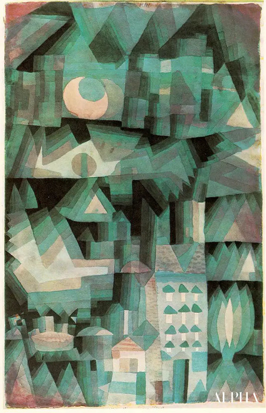 Ville de rêve - Paul Klee - Reproductions de tableaux et peintures haut de gamme