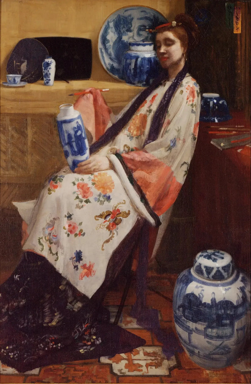 ม่วงและชมพู: Lange Leizen ของ Six Marques - James Abbott McNeill Whistler