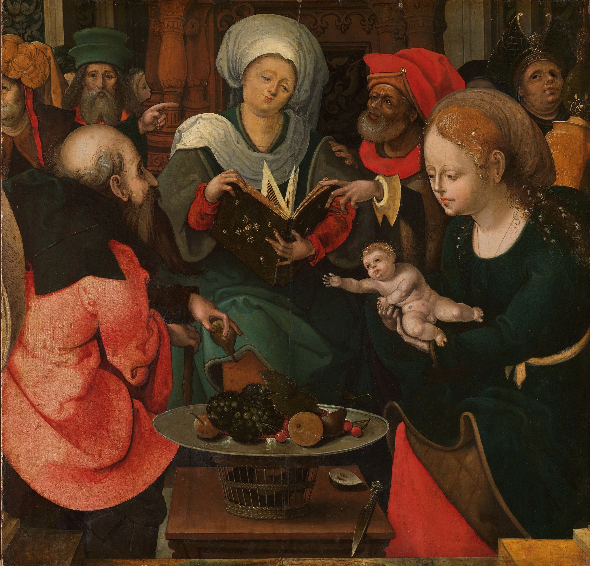 La virginité sacrée - Maître de l'Adoration de Lille