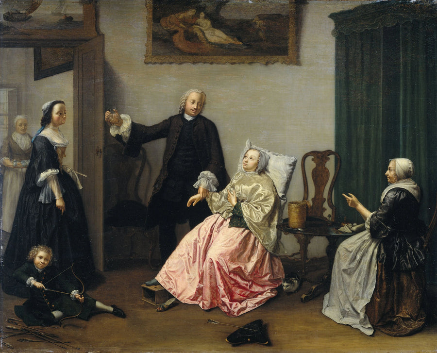 La visite du médecin - Elisabeth Geertruida Wassenbergh