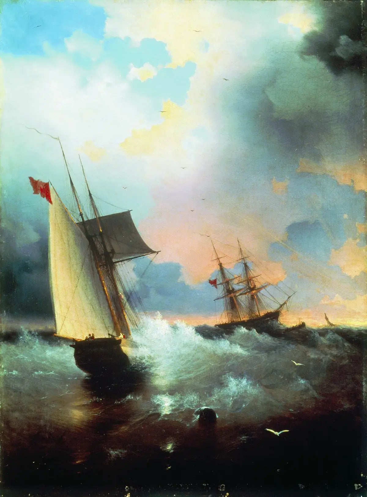 Voilier. Ivan Aïvazovski - Alpha Reproduction