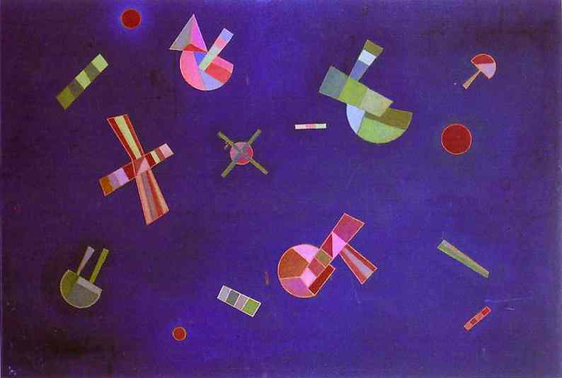 Vol fixe - Vassily Kandinsky image 1 copie peinte à la main à l’huile