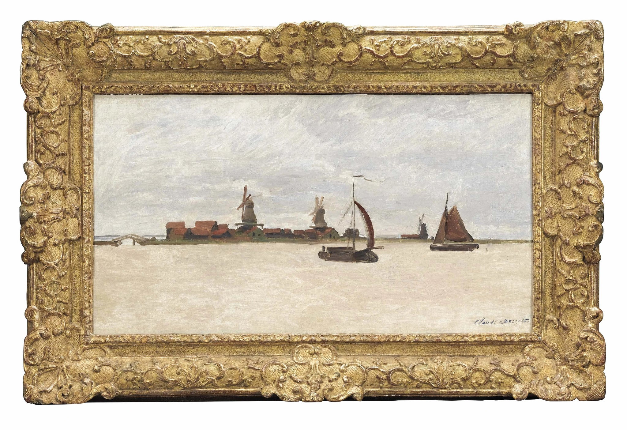 La Voorzaan et le Westerhem W175 par Claude Monet, Zaans Museum
