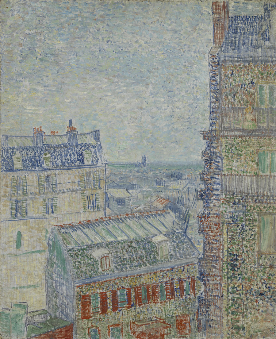 วิวหลังคาของปารีส - Vincent van Gogh
