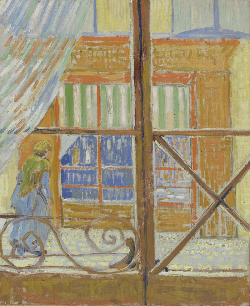 วิวของร้านขายเนื้อ - Vincent van Gogh