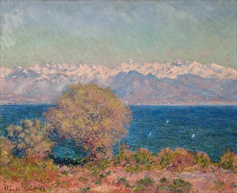 วิวของแหลมอองติบ - Claude Monet