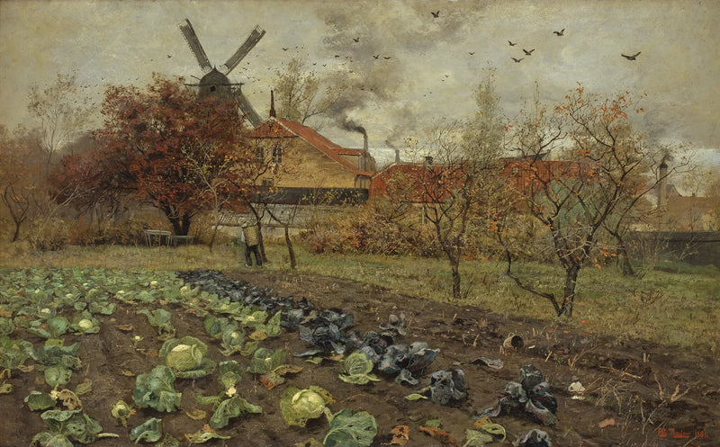 Vue d'Amerikavej à Copenhague - Frits Thaulow