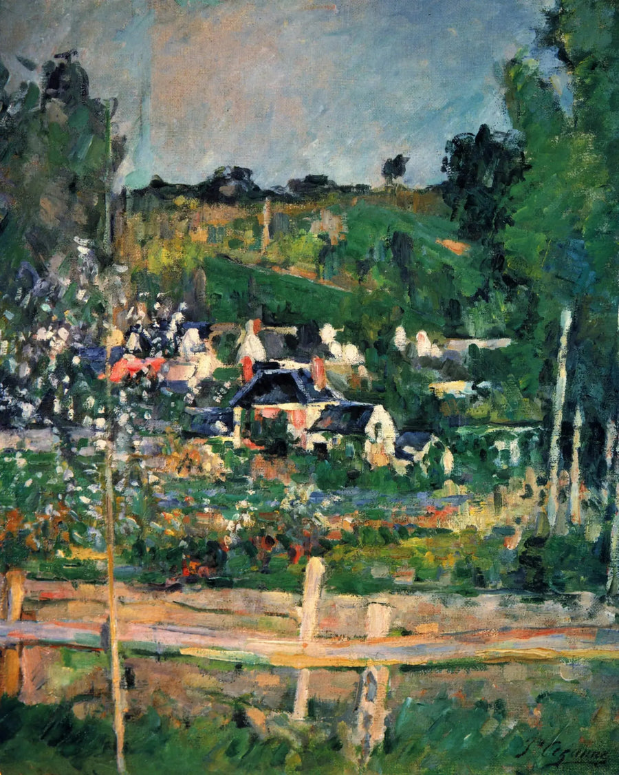 วิวของออแวร์-ซูร์-อัวซ - ประตู - Paul Cézanne