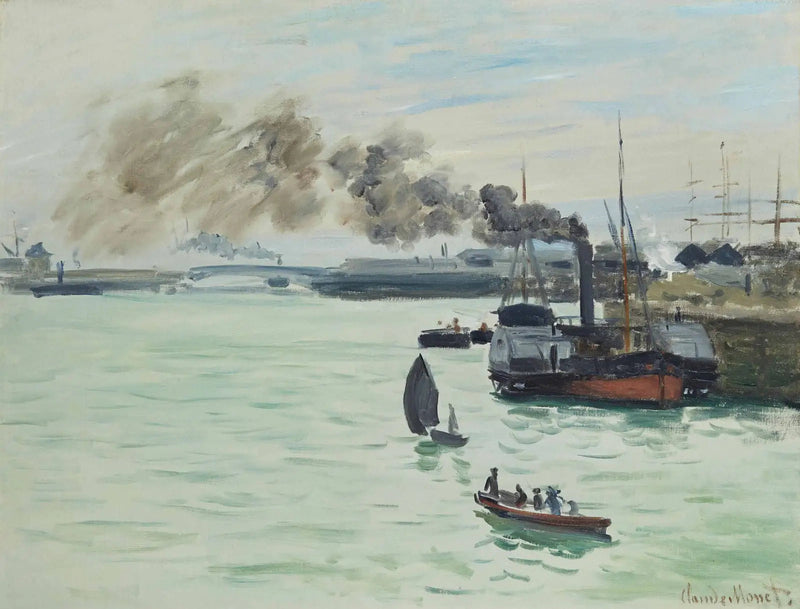 วิวท่าเรือ - Claude Monet
