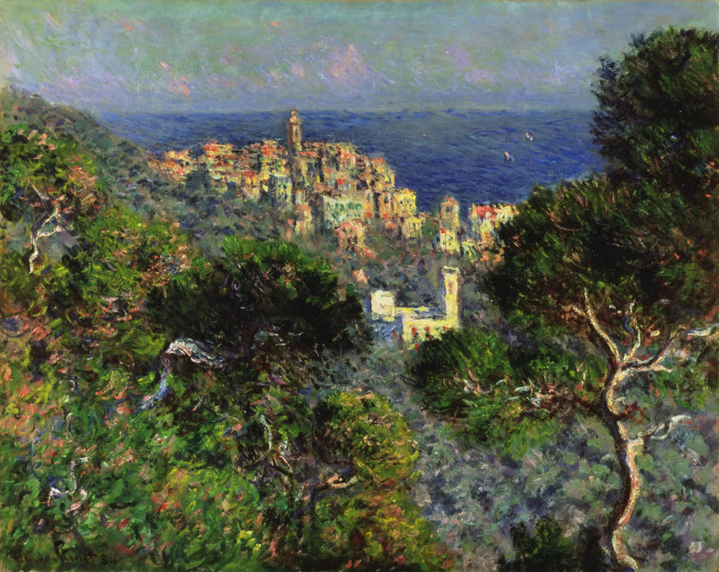 วิวของบอร์ดิแยรา - Claude Monet