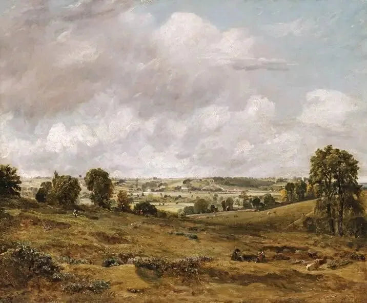 วิวของ Dedham Vale จาก East Bergholt - จอห์น คอนสเทเบิล