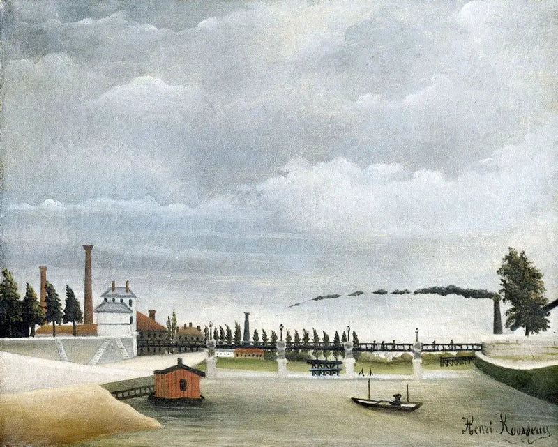 วิวสะพาน Passy - Henri Rousseau