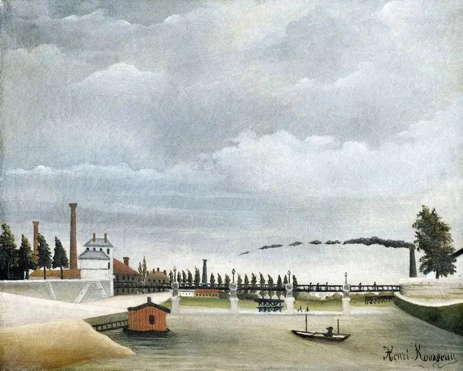 วิวสะพาน Passy - Henri Rousseau