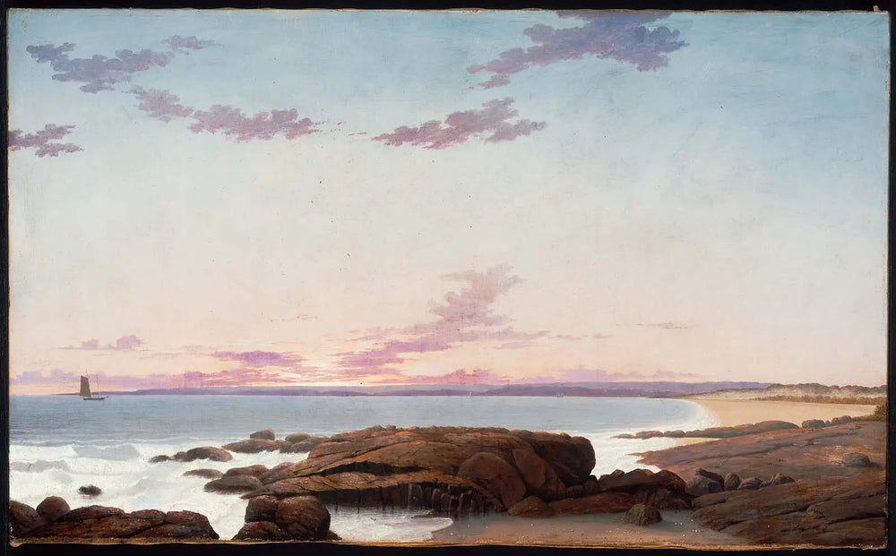 Vue de la plage de Coffin - Fitz Henry Lane image 1 reproduction de peinture à l’huile