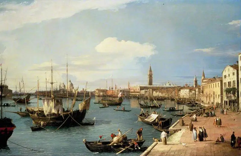 วิวของ Riva degli Schiavoni - Canaletto