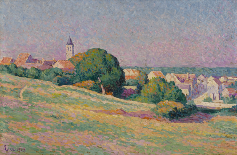 ภาพมองจากเมือง Méréville - แม็กซิมิลิเยน ลูซ