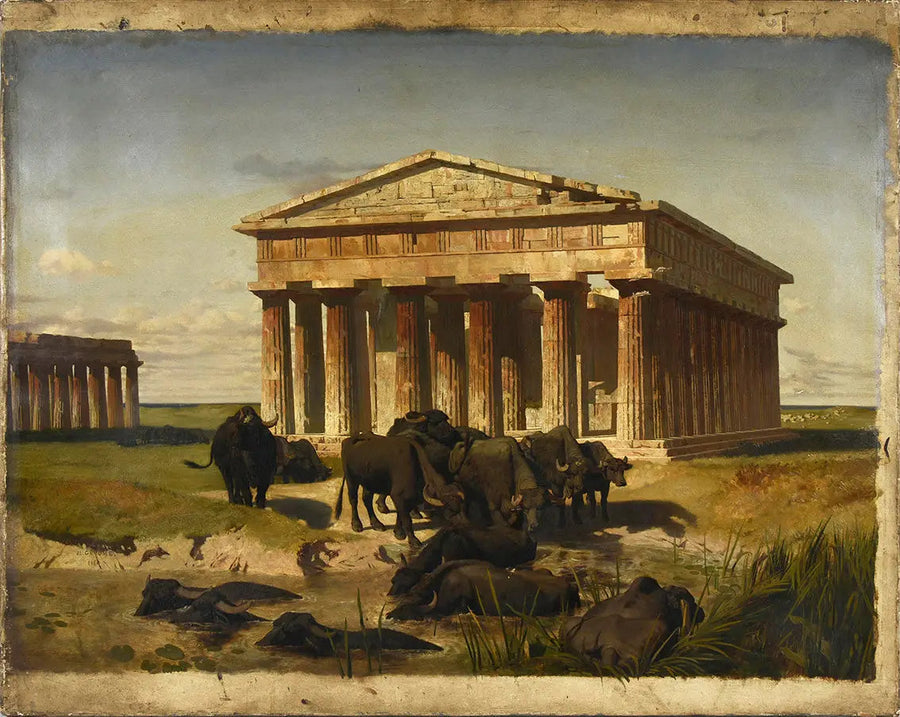 วิวของ Paestum - ฌอง-เลออน เจอโรม